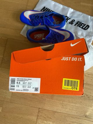 Clavos Nike Zoom Rival Sprint Azules