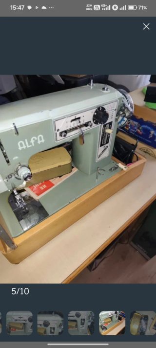 Máquina de coser Alfa Cilfamatic 104 Vintage