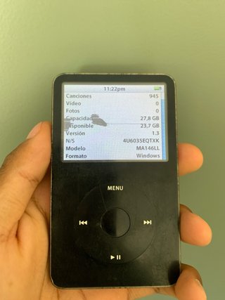 iPod Classic 5ª Gen 30GB Negro