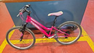 Bicicleta infantil rosa Wolfbike