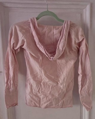 Sudadera fina rosa pastel 100% algodón Y2K Venca