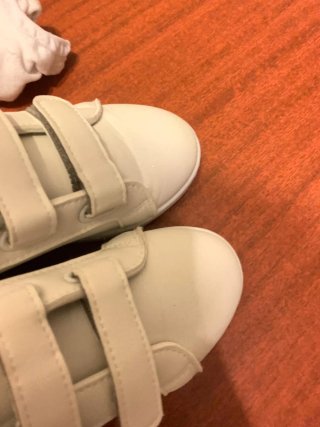 Zapatos blancos niño velcro