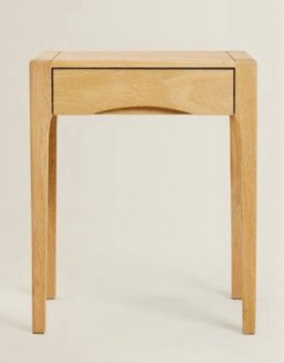 Mesilla de noche roble Zara Home