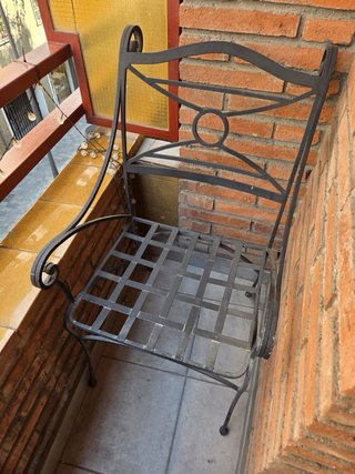 3 Sillas Hierro Forjado