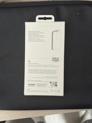 Funda Apple MagSafe iPhone 15 Negra Original