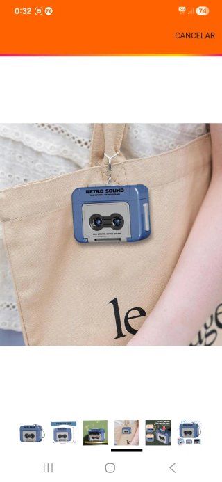 Llavero Retro Casete Grabadora nuevo a estrenar