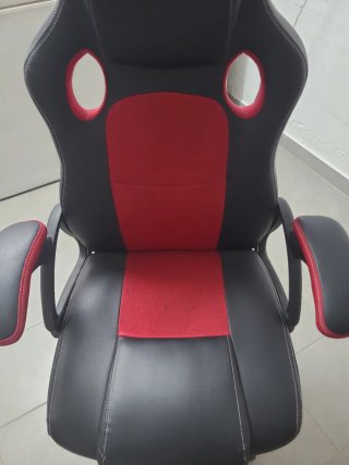 Silla Gamer Negra y Roja