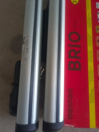 Barras de techo portaequipajes Brio 120cm
