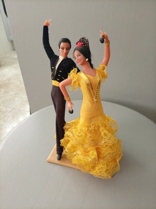 Figuras de Flamenco Pareja Bailarines