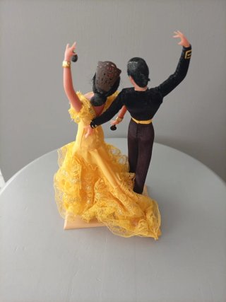 Figuras de Flamenco Pareja Bailarines