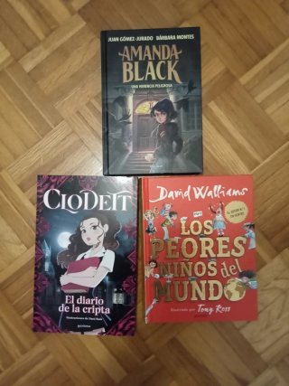 Lote 3 libros infantiles/juveniles