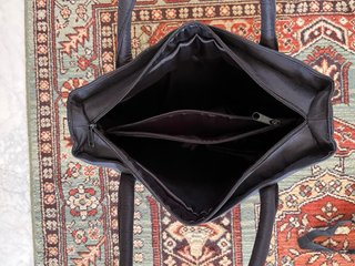 Bolso seda negro flores bordadas a mano JapanStyle