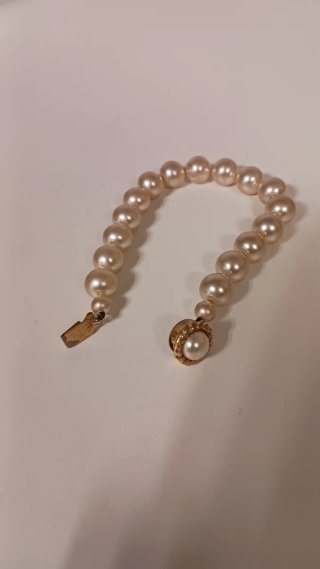 Collar de perlas y pulsera de perlas Mallorca