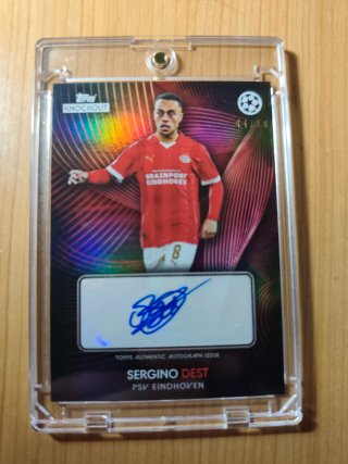 Topps Knockout Sergiño Dest Auto /10
