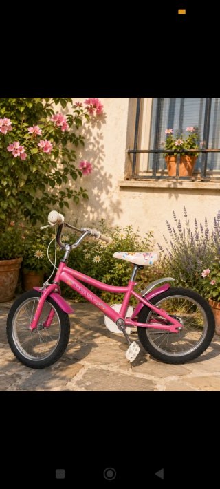 Bicicleta UMIT rosa infantil