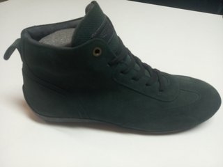 Botín Aston Martin Piel Talla 44 Verde