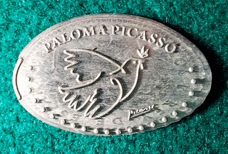 MONEDAS ELONGADAS DE MALAGA M-064 ALUMINIO
