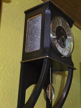 Reloj de pared antiguo alemán Mauthe