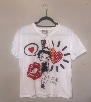Camiseta Betty Boop Talla XL Largo 62 cm anch 50c