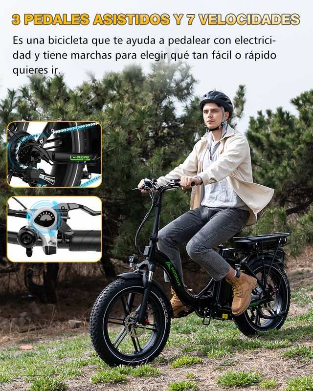 Koolux BK6S PRO EBIKE 2 BATERÍAS 48V 11,7Ah