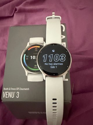 Reloj Garmin Venu 3 Blanco Nuevo precio negociable