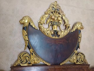 Cama antigua señorial de madera