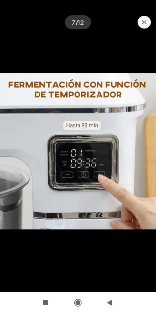 Batidora amasadora 6L 1400W