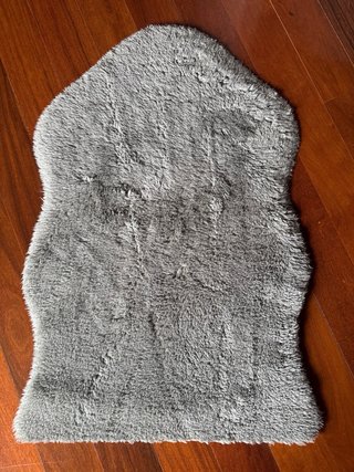 Alfombra sintética verde claro