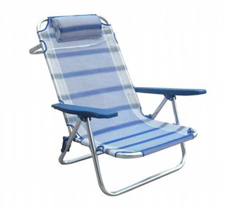 Sedia Reclinabile Spiaggia Sdraio Relax Pieghevole