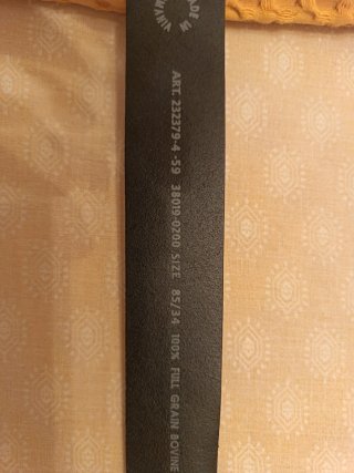 Cinturón Levi's Negro Hebilla Metálica