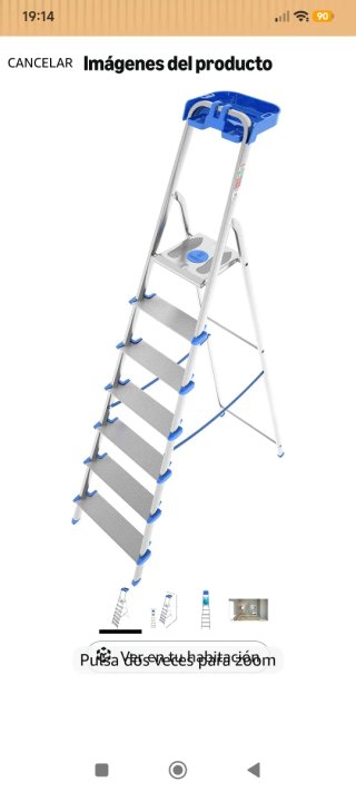 Escalera plegable 7 alturas a estrenar