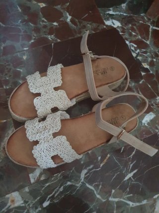 Sandalias con plataforma mujer talla 40