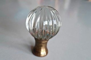 REMATE DE CRISTAL VINTAGE PARA LÁMPARA