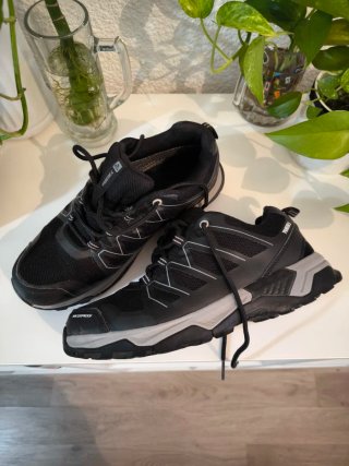 Zapatillas Trekking Paredes Negras/Gris