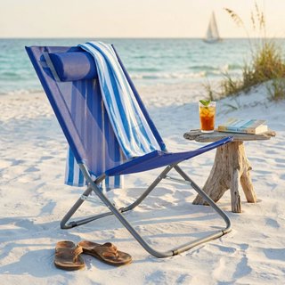 Sedia Pieghevole Spiaggia Outdoor Spiaggina Relax