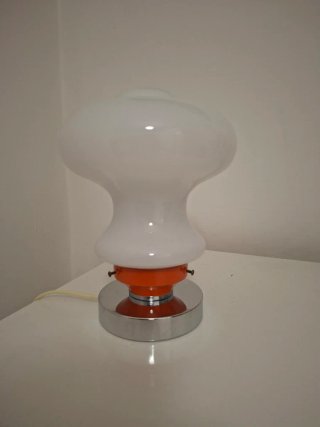 Lampada vintage vetro metallo