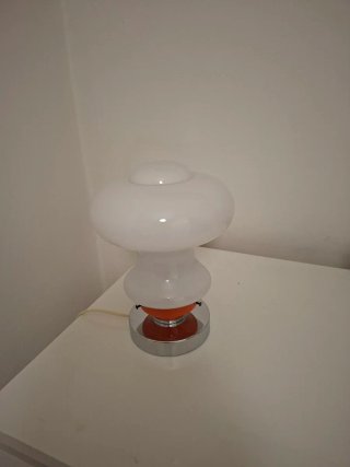 Lampada vintage vetro metallo