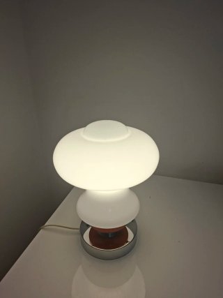 Lampada vintage vetro metallo