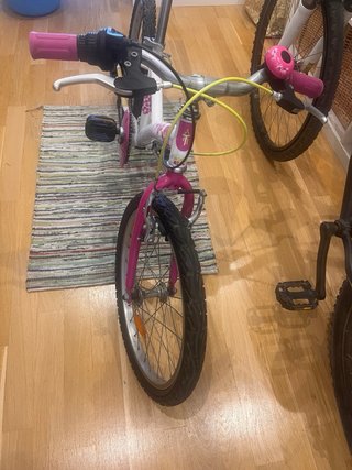 Bicicleta infantil niña Btwin rosa