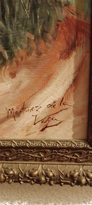 Cuadro Ecce Homo con firma de Martínez de la Vega