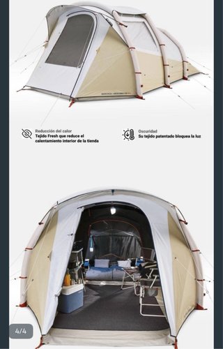 Tienda de campaña Quechua 4 personas
