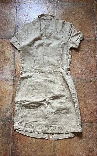 Vestido beige estilo boho
