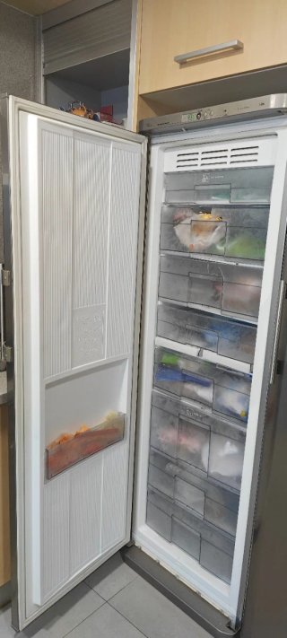 Conjunto Nevera/Congelador Vertical Fagor Inox