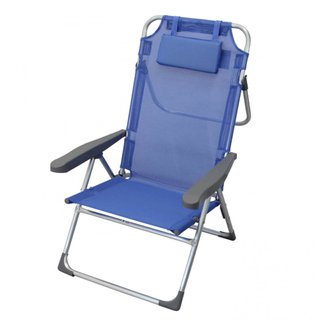 Sedia Pieghevole Outdoor Mare Campeggio Azzurra