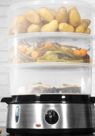 Cecotec Vapovita 3000 Inox Vaporera Eléctrica