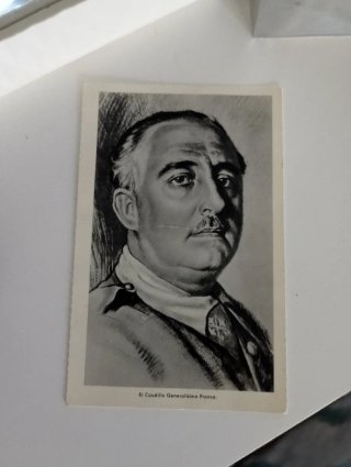 Postal vintage de Franco