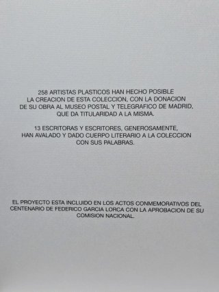 "Ciento y... postalicas a Federico García Lorca