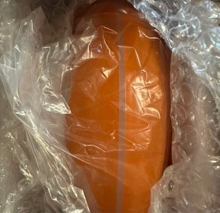 Lámpara LED redonda naranja