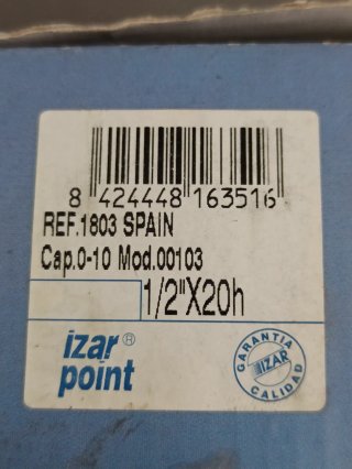 Portabrocas Izar Point 1-13mm R-1/2