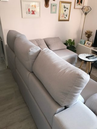 Sofá Chaise Longue Eléctrico Gris. Marca acomodel